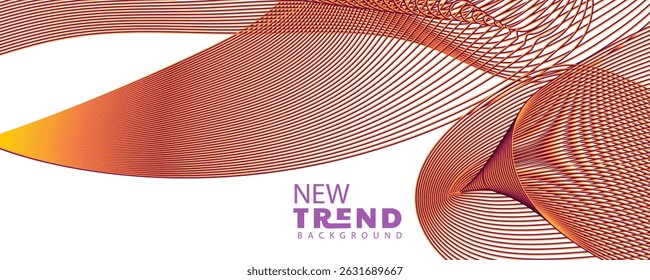 abstract wave line design background, Abstract, smooth, transparent, blue, wave design element. gradient color wave. Wave of blue movement curve of a smoky flow