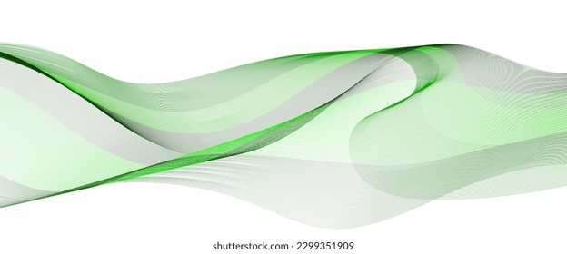 Abstract wave line. Digital frequency equalizer. digital Stylized line art background. Vector