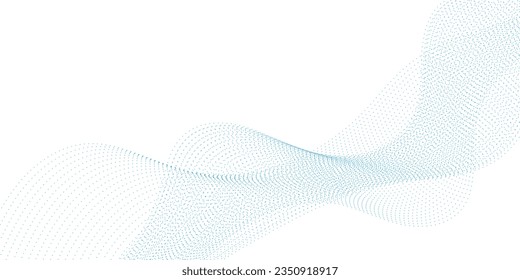 Abstract wave line. Digital frequency equalizer. digital Stylized line art background. Vector
