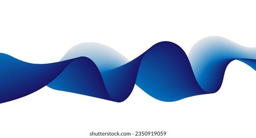 Abstract wave line. Digital frequency equalizer. digital Stylized line art background. Vector