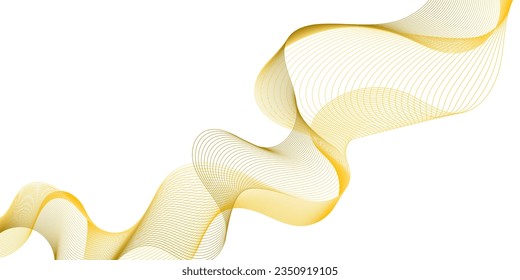 Abstract wave line. Digital frequency equalizer. digital Stylized line art background. Vector