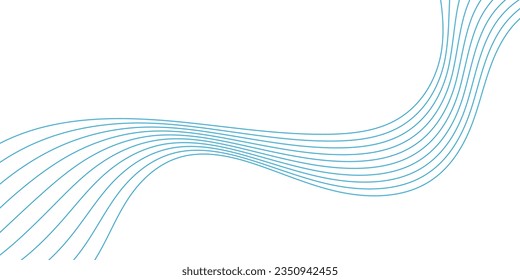 Abstract wave line. Digital frequency equalizer. digital Stylized line art background. Vector