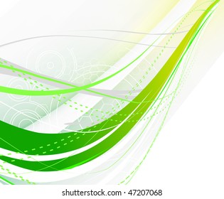 abstract wave line halftone background , vector illustration
