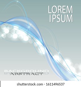Abstract wave line image background