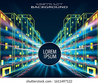 Abstract wave line image background
