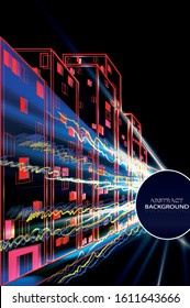 Abstract wave line image background
