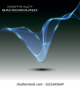 Abstract wave line image background