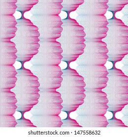 Abstract Wave Line Pattern