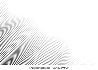An abstract wave line pattern with minimalist design, This content was created using vector drawing tools and software, not generated by AI