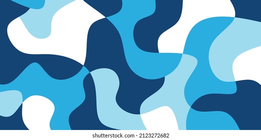 Abstract wave line pattern. Vector Illustration.