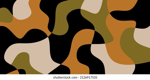 Abstract wave line pattern. Vector Illustration.