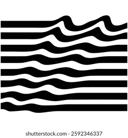 abstract wave line pattern vector