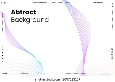 Abstract wave and line pattern for your idea. Perfect for decoration presentation, brochure, catalog, poster, book, magazine etc.