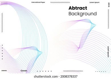 Abstract wave and line pattern for your idea. Perfect for decoration presentation, brochure, catalog, poster, book, magazine etc.