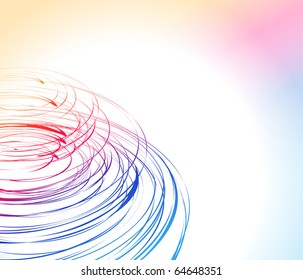 abstract  wave line with space of your text, vector illustration