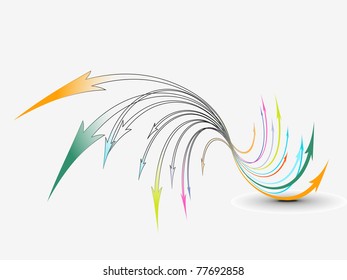 abstract wave line with space of your text background used.