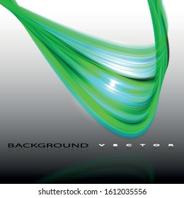 Abstract wave line vector background