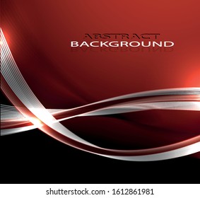 Abstract wave line vector background