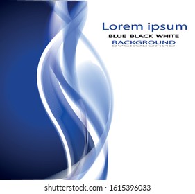 Abstract wave line vector background