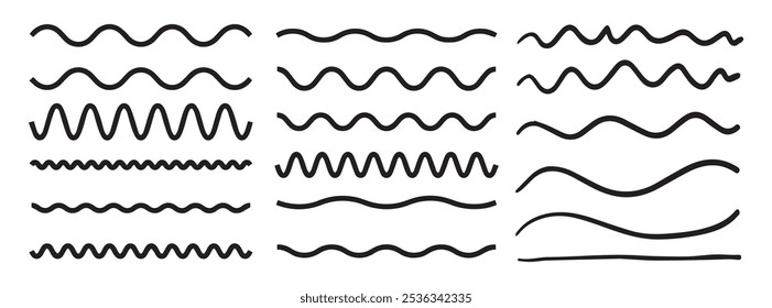 Ilustração de vetor de linha de onda abstrata