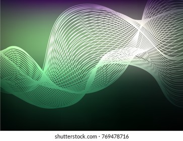 Abstract wave lines