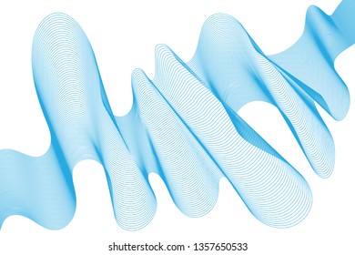 abstract Wave lines background