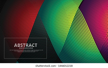 Abstract wave lines background for element design and other users