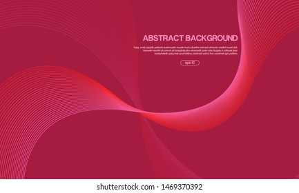 Abstract wave lines background in Eps 10 Version