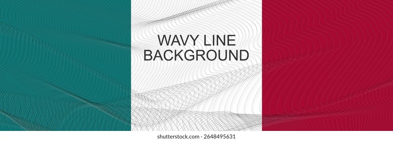 Abstract wave lines background for news posters and magazine covers.