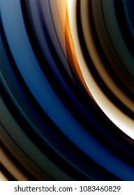 Abstract wave lines fluid color stripes. Vector artistic illustration for presentation, app wallpaper, banner or poster