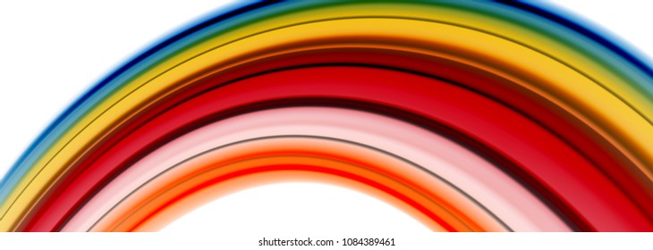Abstract wave lines fluid color stripes. Vector artistic illustration for presentation, app wallpaper, banner or poster
