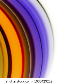 Líneas de onda abstractas rayas de color de fluidos. Ilustración artística vectorial para presentación, fondo de pantalla de aplicación, cartel o afiche
