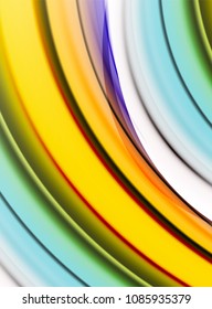 Abstract wave lines fluid color stripes. Vector artistic illustration for presentation, app wallpaper, banner or poster