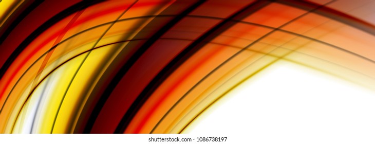 Abstract wave lines fluid color stripes. Vector artistic illustration for presentation, app wallpaper, banner or poster