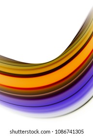 Abstract wave lines fluid color stripes. Vector artistic illustration for presentation, app wallpaper, banner or poster