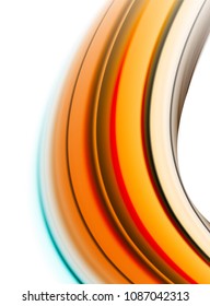 Abstract wave lines fluid color stripes. Vector artistic illustration for presentation, app wallpaper, banner or poster
