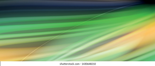 Abstract wave lines fluid rainbow style color stripes on black background. Vector artistic illustration for presentation, app wallpaper, banner or poster