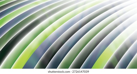 Abstract wave lines fluid rainbow style color stripes on black background. Vector artistic illustration for presentation, app wallpaper, banner or poster