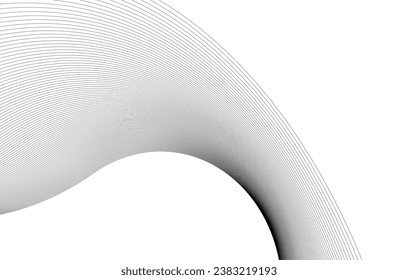Abstract wave lines geometric background