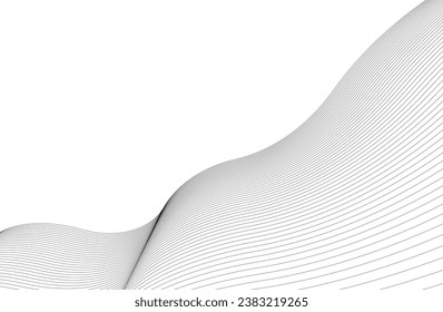 Resumen de líneas de onda fondo geométrico