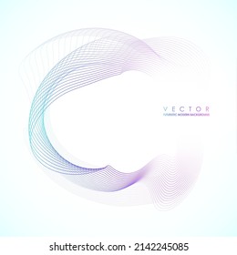 Abstract wave lines. Liquid color shapes. Graphic concept for your design