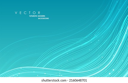 Abstract wave lines. Liquid curve shapes. Graphic concept for your design