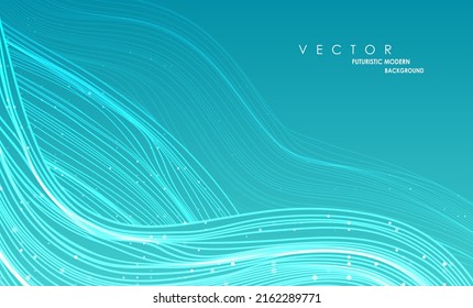 Líneas de onda abstractas. Formas de curva líquida. Concepto gráfico para su diseño