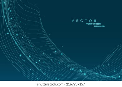 Líneas de onda abstractas. Formas de curva líquida. Concepto gráfico para su diseño