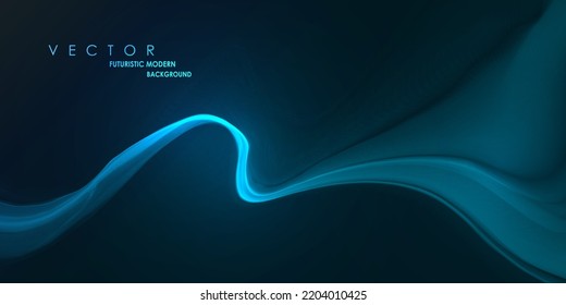 Abstract wave lines. Liquid curve shapes. Graphic concept for your design