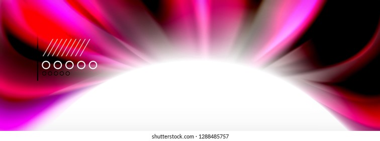 Abstract wave lines liquid fluid rainbow style color stripes background. Vector artistic illustration for presentation, app wallpaper, banner or poster