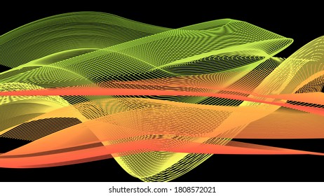 Abstract wave lines on background. Colorful wave .Illustration for modern business design. Flowing lines abstract background color gradient. Vector illustration.