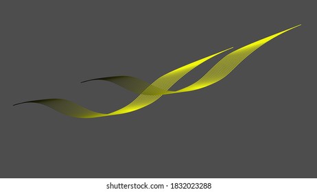 Abstract wave lines on background. Colorful wave .Illustration for modern business design. Flowing lines abstract background color gradient. Vector illustration.