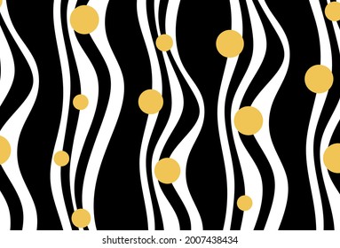 Abstract wave lines pattern. Vector Illustration. 