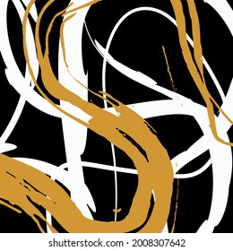 Abstract wave lines  pattern. Vector Illustration. 